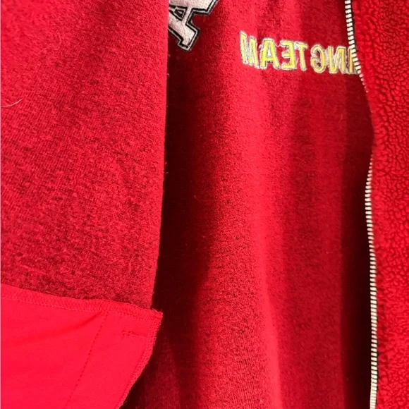 Vintage!!  Nautica x Lil Yachty Fleece Bomber/Varsity Jacket Vibe - Picture 6 of 7